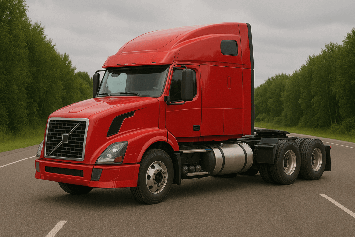 Highway tractor towing